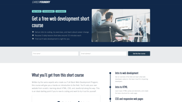 Free Web Development Short Course